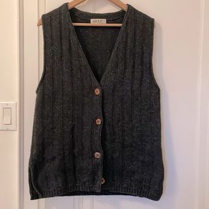 Vintage Wool Vest - Gout Couleur Tzigane - Size Small